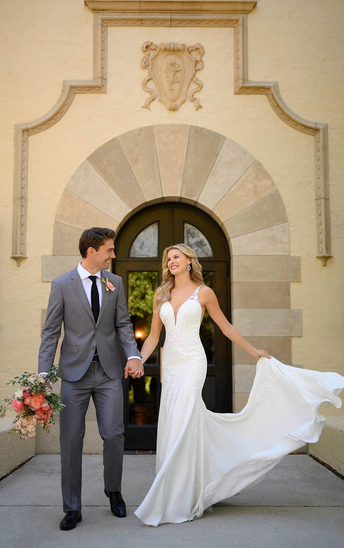 Modern Romantic Fit-and-Flare Bridal Gown - 7078 Love & Lace Boutique Modern Romantic Fit-and-Flare Bridal Gown - 7078 Love & Lace Boutique