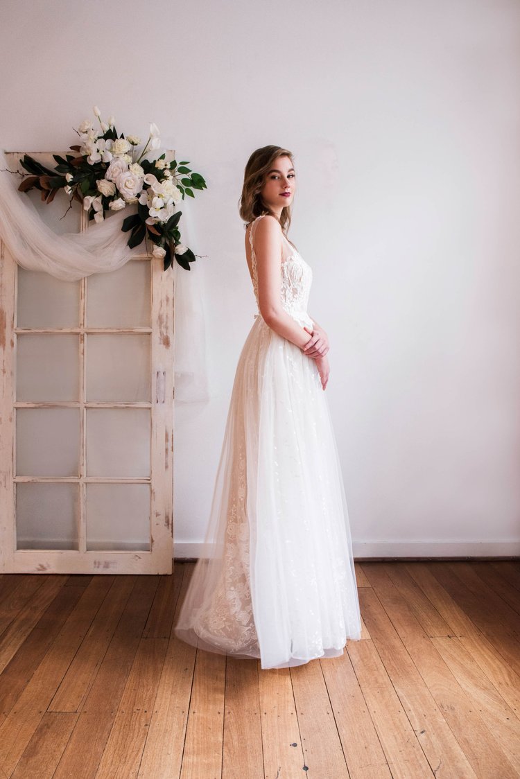 WA6038 - White April Gown