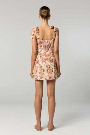 VAUGHN TIE SHORT DRESS