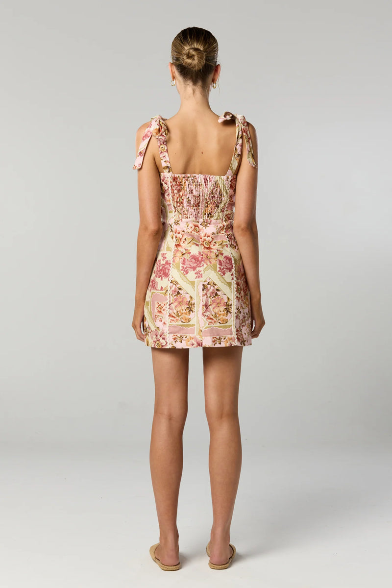 VAUGHN TIE SHORT DRESS