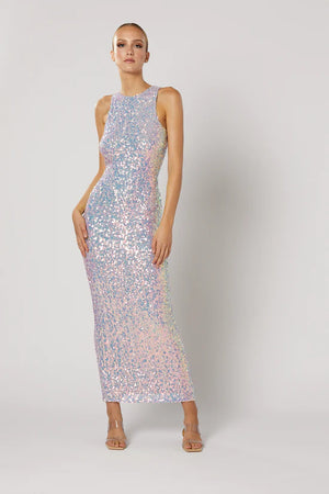 ALANI ZIP BACK TIE DRESS