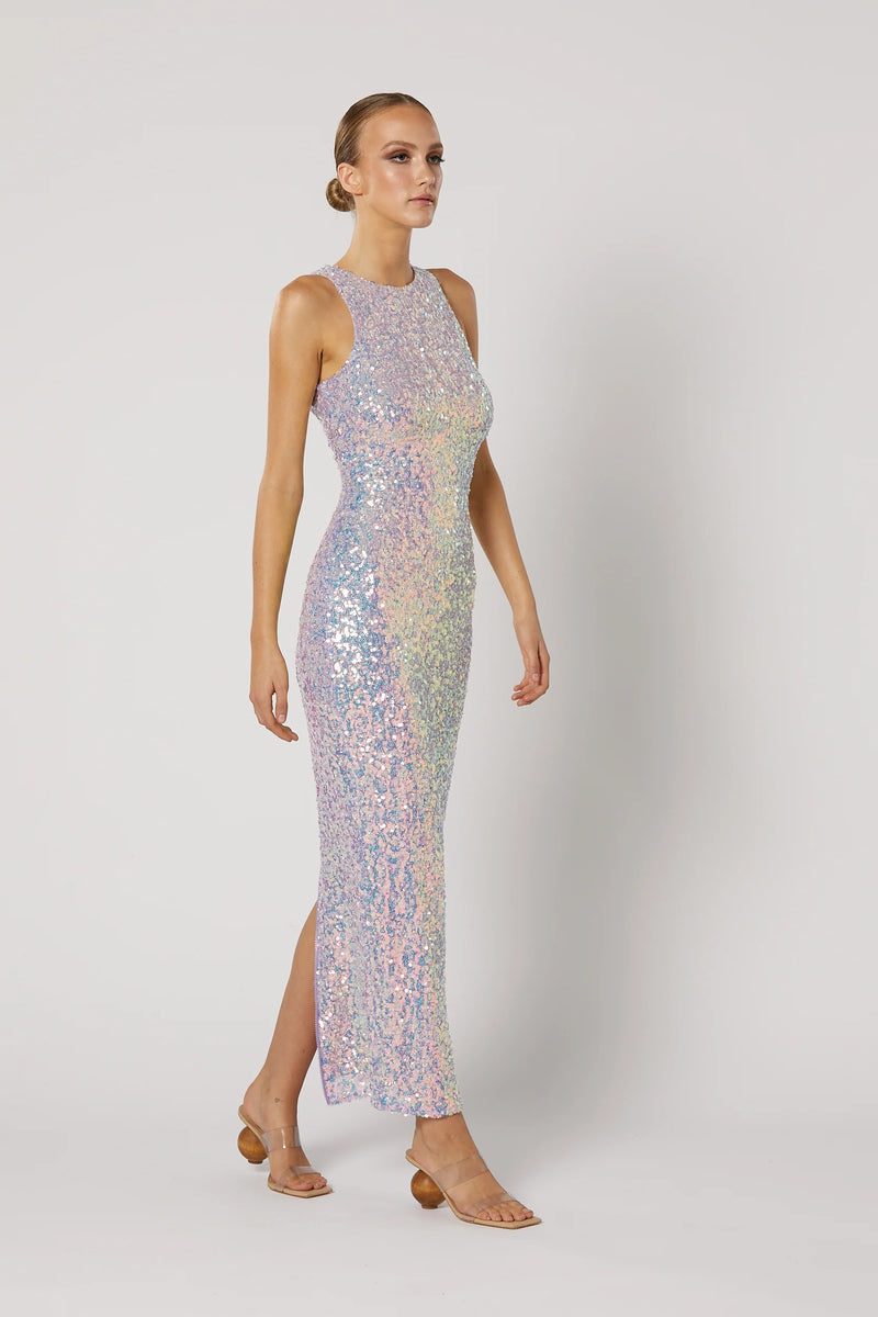 ALANI ZIP BACK TIE DRESS