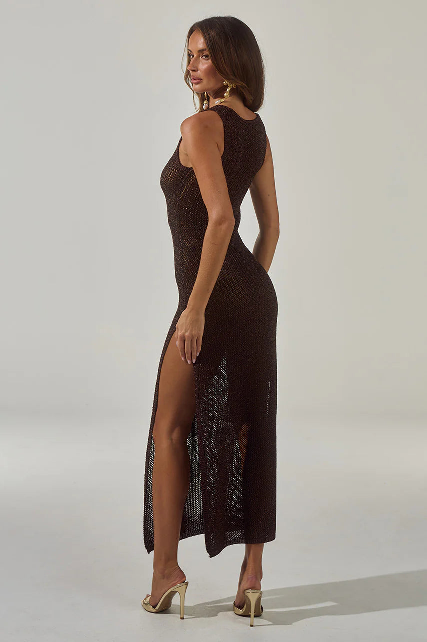 ARIYA SLEEVELESS KNIT MAXI DRESS