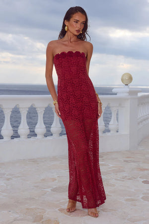 JESSICA FLORAL DETAIL MAXI DRESS