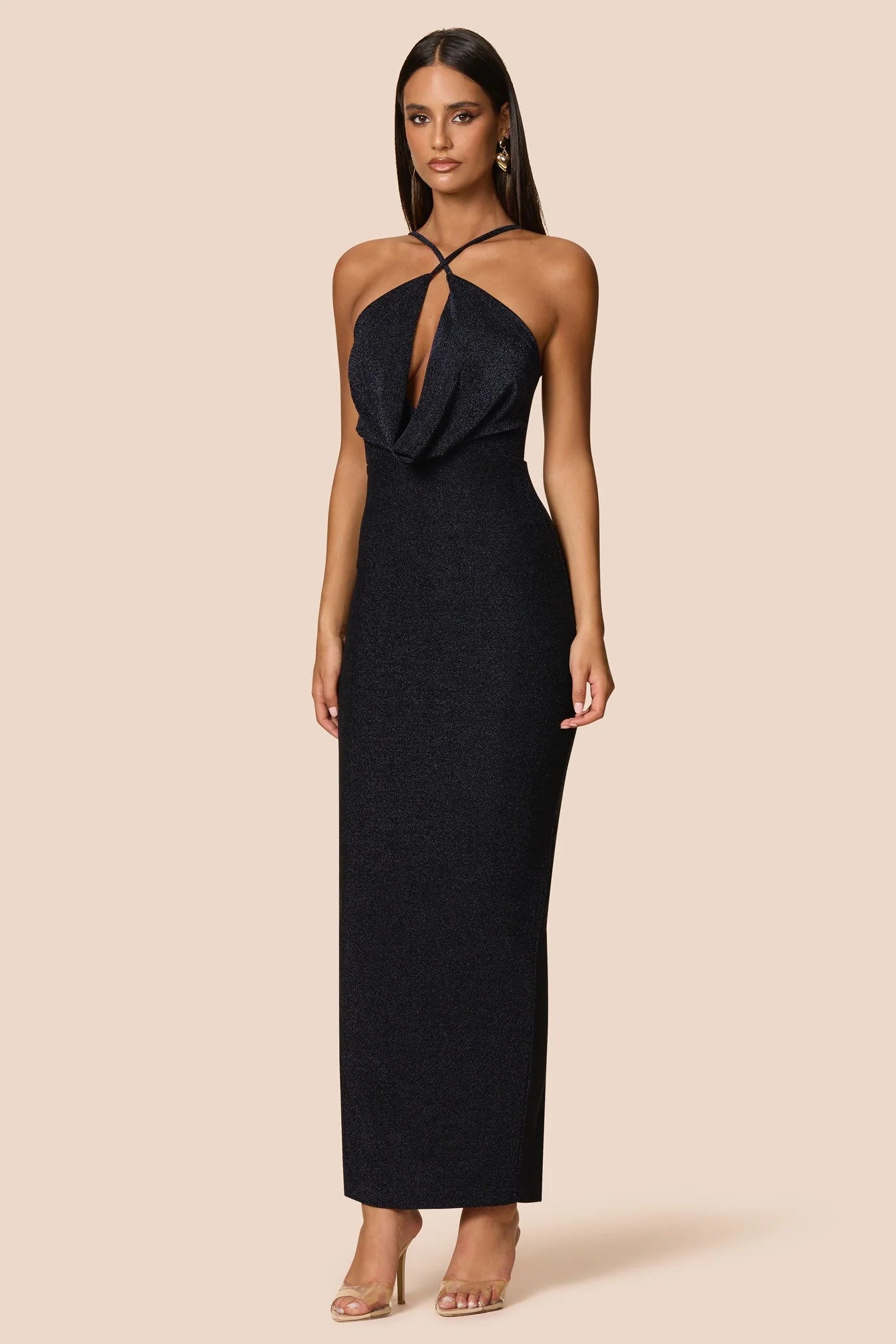 BIANCA 2WAY HALTER GOWN