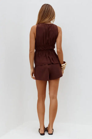 TILKA GATHERED TIE FRONT SET